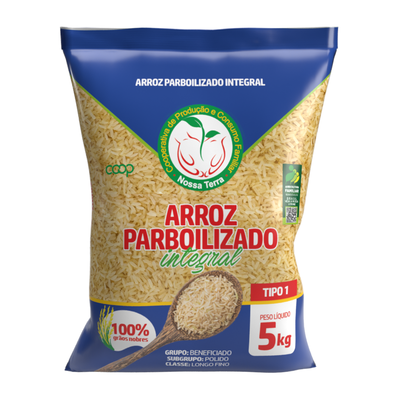 ARROZ PARBOILIZADO INTEGRAL - 5 KG